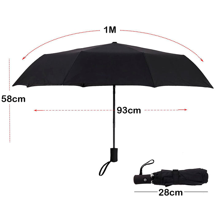 Sombrilla Automatica Anti-viento Paraguas Portable Lluvia SOM-005-MT